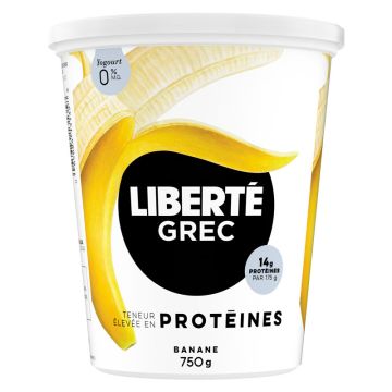 Yogourt grec 0% Banane