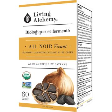 Ail noir fermenté biologique 250 mg - Soutien vasculaire et cardiaque