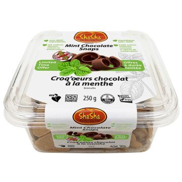 Biscuit Croq'oeurs chocolat à la menthe