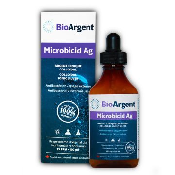Argent Ionique Colloïdal 15 ppm - Compte-gouttes