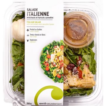 Salade Italienne - Artichauts et haricots cannellini