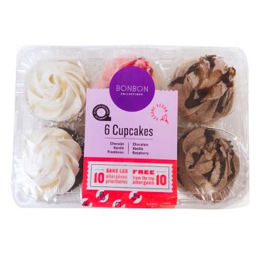 Cupcakes - Chocolat, vanille et framboise