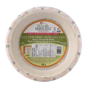 Croute à tarte sans gluten - Congelé