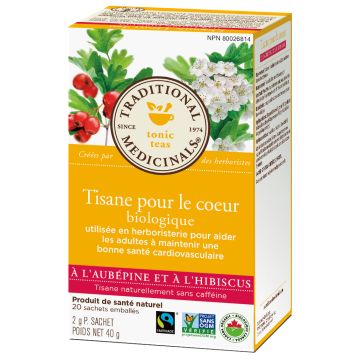 Tisane tonique - Pour le coeur / Aubépine et Hibiscus