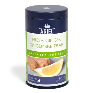 Thé vert en feuilles - Gingembre frais