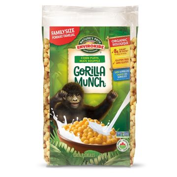 Céréales Envirokidz Gorilla Munch maïs soufflé biologiques - Eco Pac