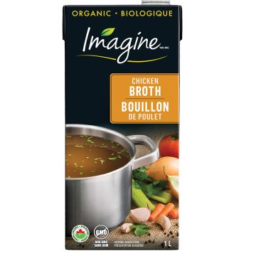Bouillon de poulet biologique
