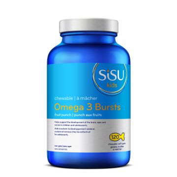 Oméga 3 Bursts 550 mg saveur punch aux fruits - Santé des enfants 