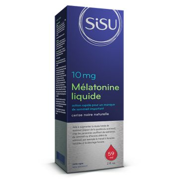 Black Cherry Flavour Liquid Melatonin 10 mg - Sleep and Stress