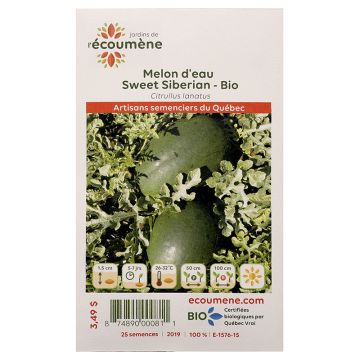 Melons biologiques - Melon d'eau sweet siberian  