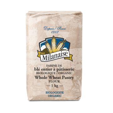 Farine de blé entier à pâtisserie biologique