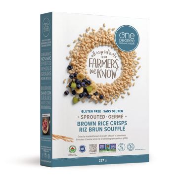 Céréales de grains germés biologiques - Riz brun soufflé