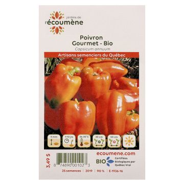 Poivrons biologiques - Poivron gourmet  