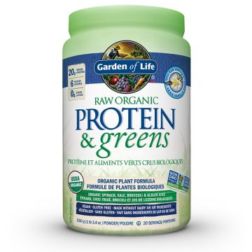 Protéines et aliments verts crus biologiques - Vanille