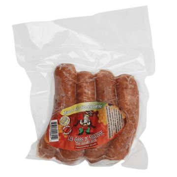 Saucisses congelées  - Miel et ail