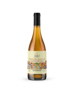 Trebbiano Pinot Grigio vin orange d'Italie biologique