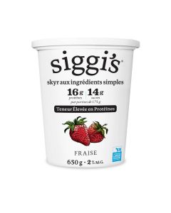 2% Strawberry Skyr Yogurt Proteins 16 g