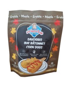 Saucisses sur bâtonnet à l'érable