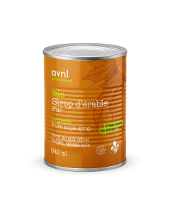 Sirop d'érable pur biologique végétalien