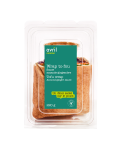 Wrap To-Fou - Sauce Amande Gingembre