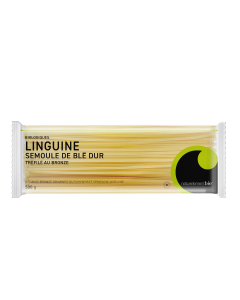 Pâtes biologiques - Linguine à la semoule de blé dur tréfilés au bronze