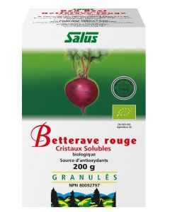 Cristaux solubles de betterave rouge biologique - Source d'antioxydants