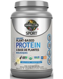Sport - Protéine à base de plante biologique à la vanille