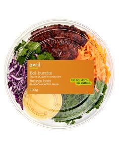 Bol burrito - Sauce cajou jalapeño