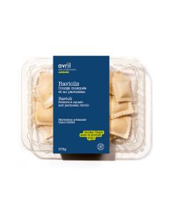 Raviolis fabrication artisanale Courge musquée et parmesan