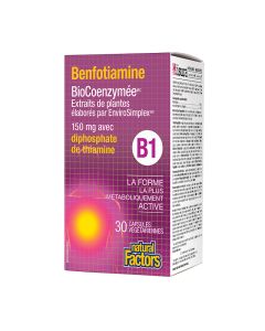 Benfotiamine BioCoenzymée B1150 mg - Énergie